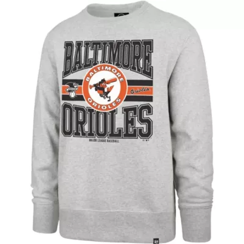 MLB Baltimore Orioles Letters Headline Pullover Sweatshirt