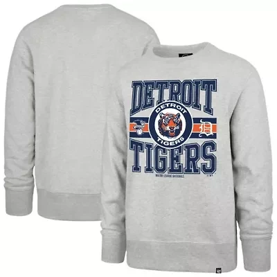 MLB Detroit Tigers Letters Headline Pullover Sweatshirt