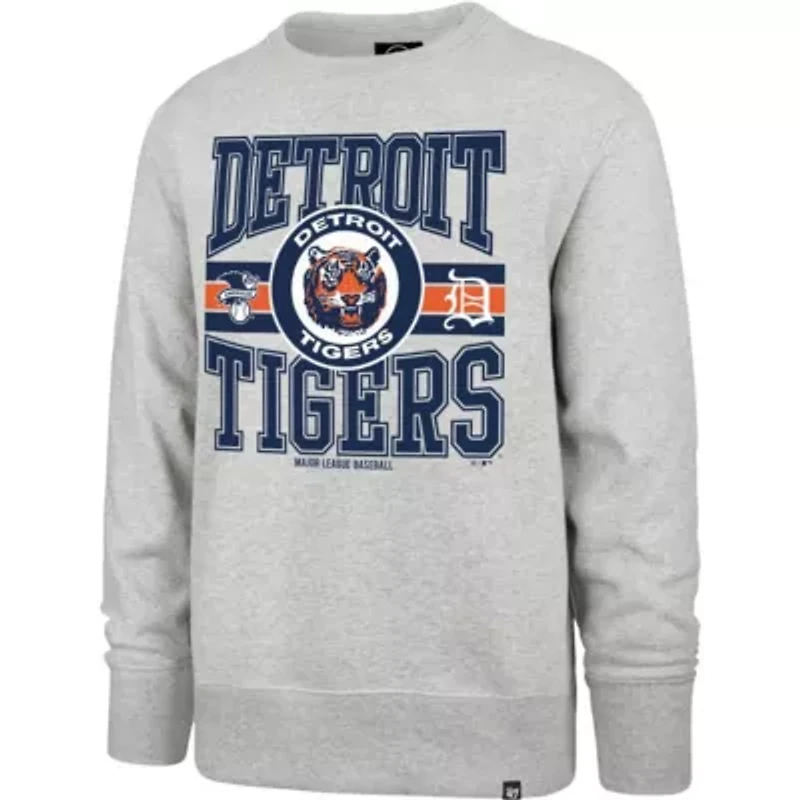 MLB Detroit Tigers Letters Headline Pullover Sweatshirt