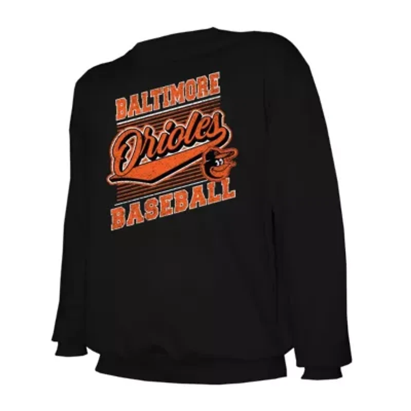 MLB Baltimore Orioles Lightweight Crew Sweatshirt