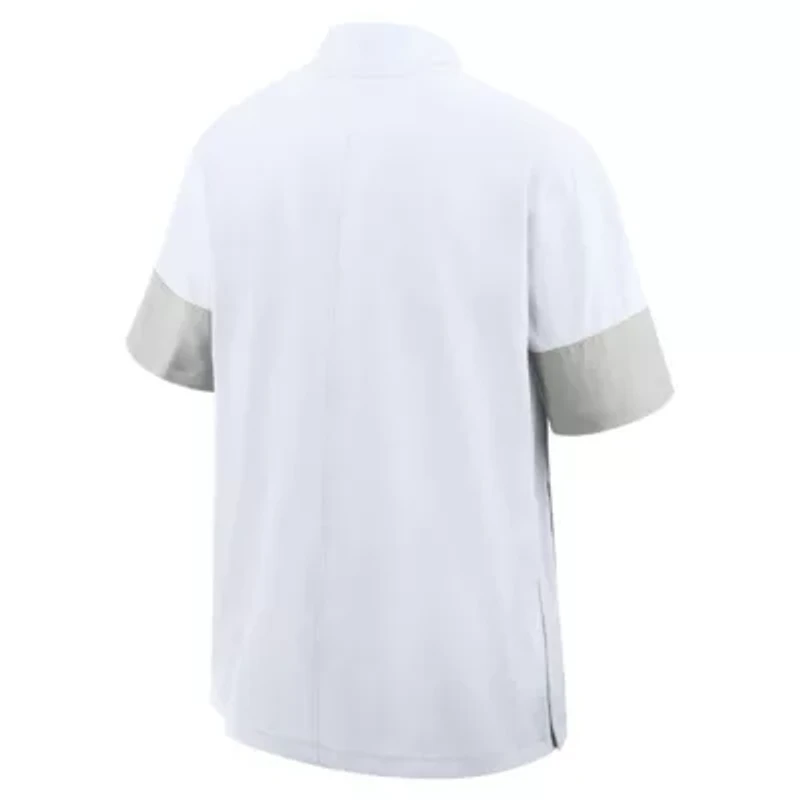 NCAA Nike Georgia Bulldogs 2025 Sideline Short Sleeve Quarter-Zip Coach Jacket