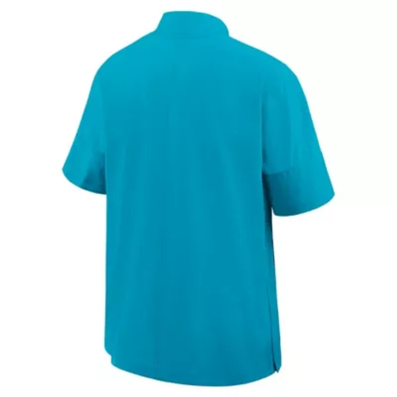 NCAA Nike Florida State Seminoles 2025 Sideline Short Sleeve Quarter-Zip Coach Jacket