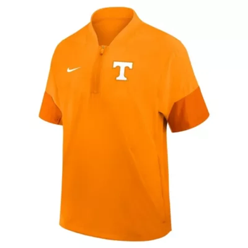 NCAA Nike Tennessee Volunteers 2025 Sideline Short Sleeve Quarter-Zip Coach Jacket