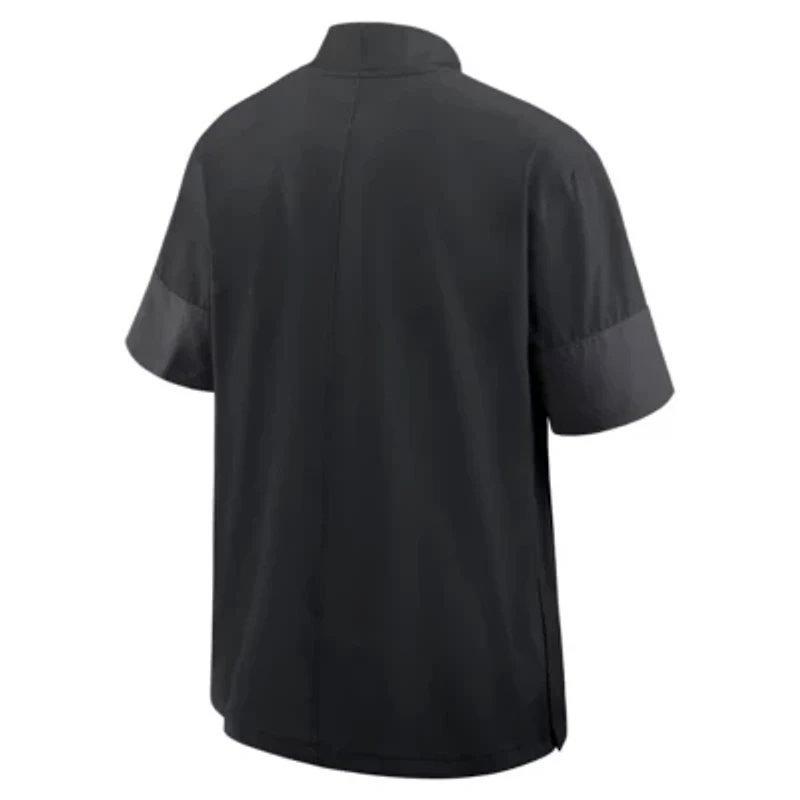 NCAA Nike Michigan State Spartans 2025 Sideline Short Sleeve Quarter-Zip Coach Jacket
