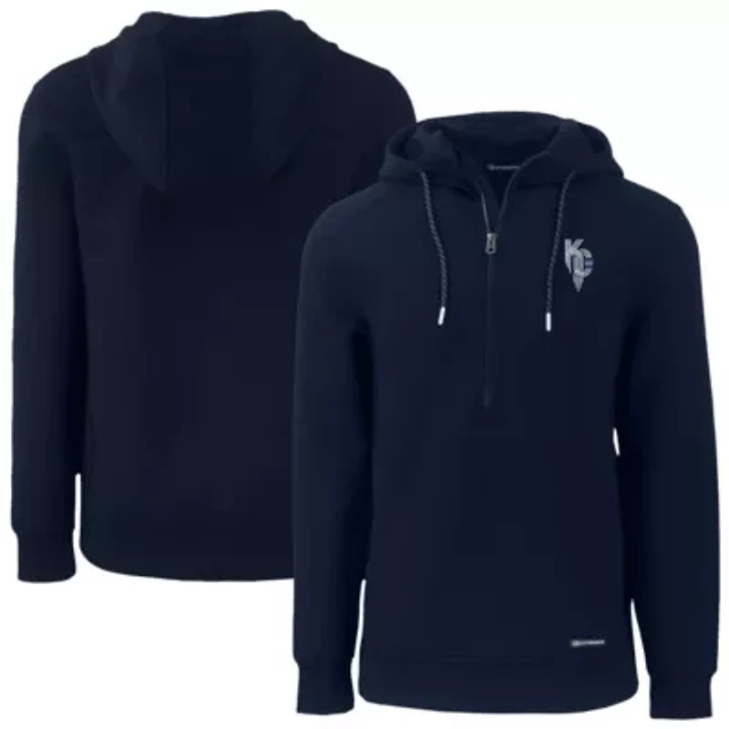 MLB Kansas City Royals Roam Eco Recycled Half-Zip Pullover Hoodie