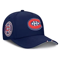 NHL Fanatics Montreal Canadiens 2025 NHL Draft Authentic Pro On-Stage Podium A-Frame Adjustable Hat