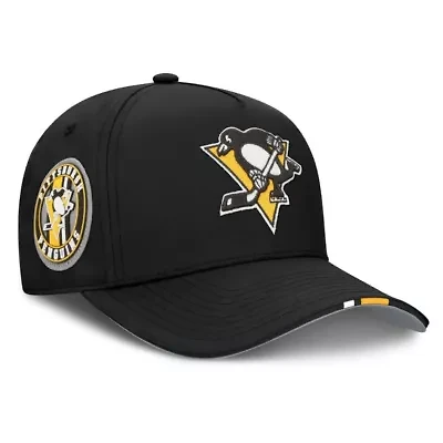 NHL Fanatics Pittsburgh Penguins 2025 NHL Draft Authentic Pro On-Stage Podium A-Frame Adjustable Hat