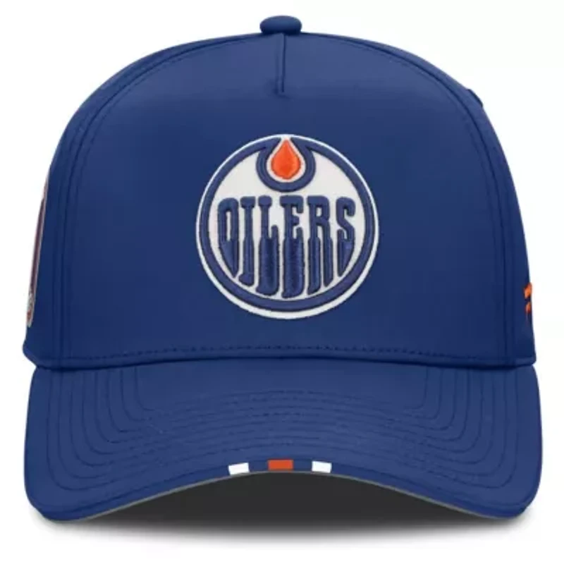 NHL Fanatics Edmonton Oilers 2025 NHL Draft Authentic Pro On-Stage Podium A-Frame Adjustable Hat