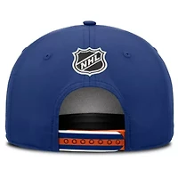 NHL Fanatics Edmonton Oilers 2025 NHL Draft Authentic Pro On-Stage Podium A-Frame Adjustable Hat