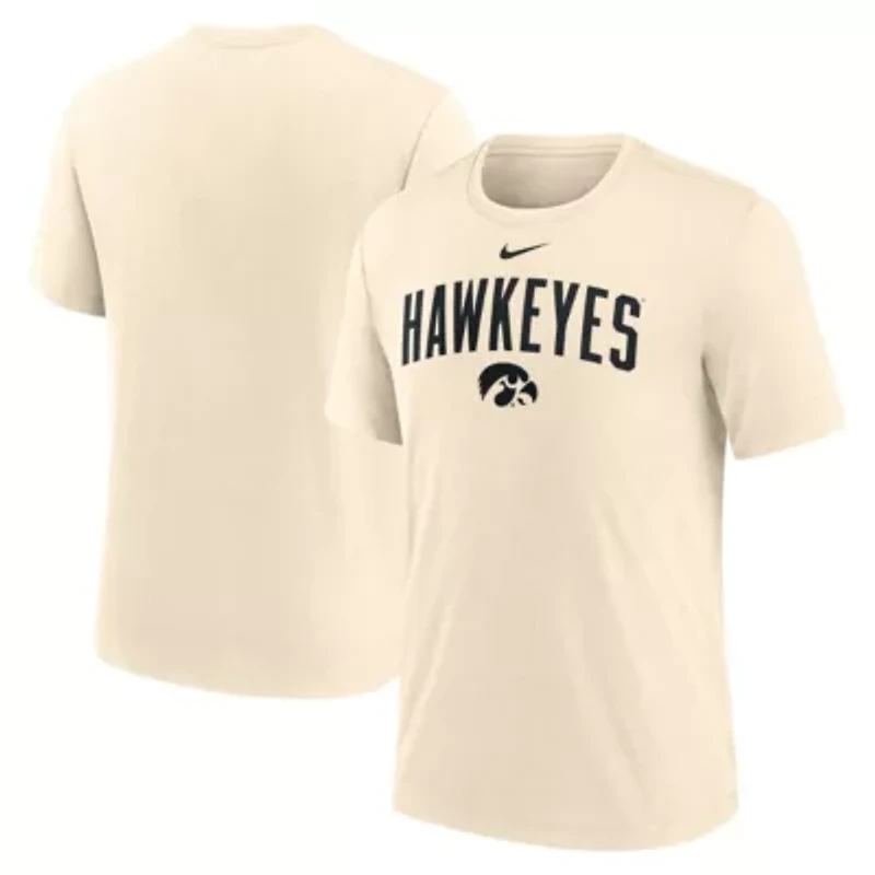 NCAA Nike Iowa Hawkeyes Arch Logo Triblend T-Shirt