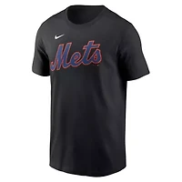 MLB Nike Francisco Lindor New York Mets Fuse Name & Number T-Shirt