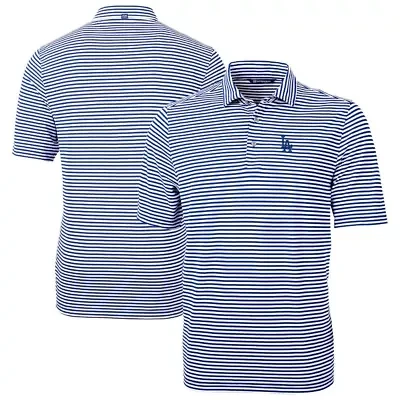 MLB Los Angeles Dodgers Virtue Eco Pique Stripe Recycled Polo