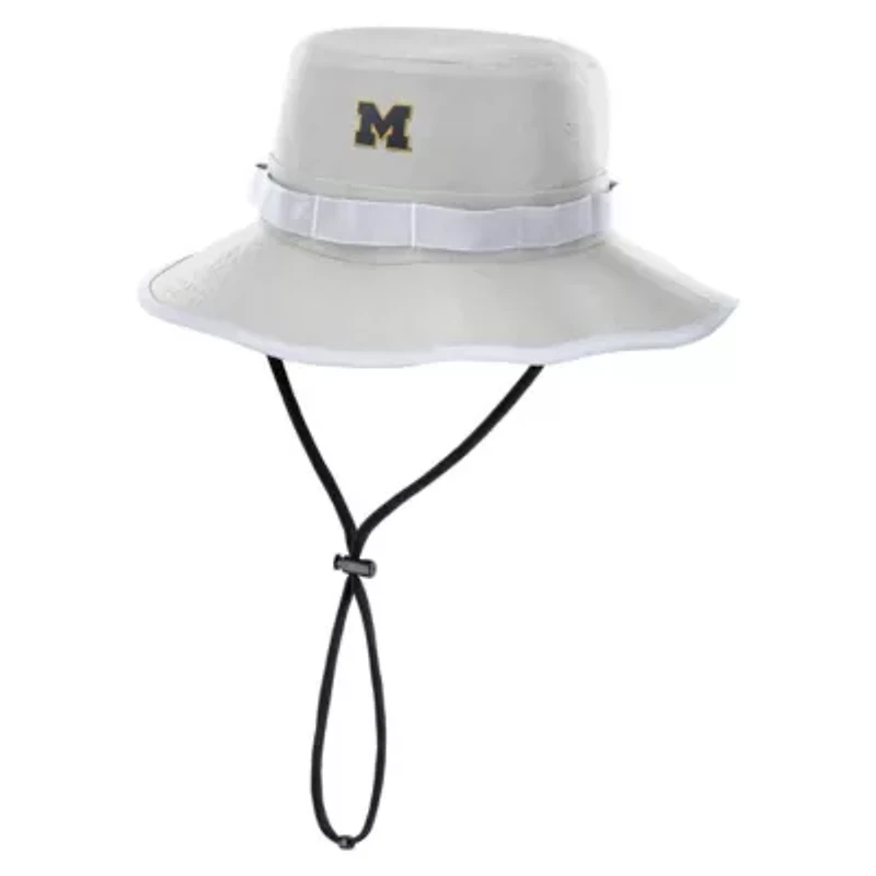 NCAA Nike Michigan Wolverines 2025 Sideline Apex Boonie Performance Bucket Hat