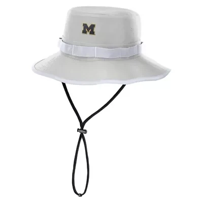 NCAA Nike Michigan Wolverines 2025 Sideline Apex Boonie Performance Bucket Hat