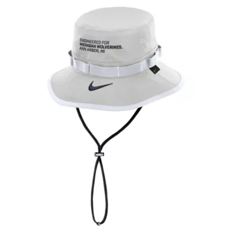 NCAA Nike Michigan Wolverines 2025 Sideline Apex Boonie Performance Bucket Hat