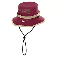 NCAA Nike Florida State Seminoles 2025 Sideline Apex Boonie Performance Bucket Hat