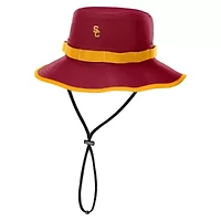 NCAA Nike USC Trojans 2025 Sideline Apex Boonie Performance Bucket Hat