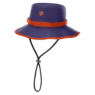 NCAA Nike Clemson Tigers 2025 Sideline Apex Boonie Performance Bucket Hat