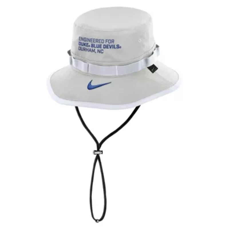 Duke Blue Devils NCAA Nike 2025 Sideline Apex Boonie Performance Bucket Hat