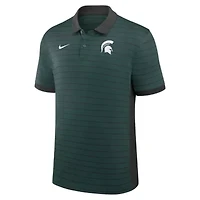 NCAA Nike Michigan State Spartans 2025 Early Season Coaches Sideline Victory Stripe Dri-FIT Polo