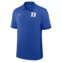 Duke Blue Devils NCAA Nike 2025 Early Season Coaches Sideline Victory Stripe Dri-FIT Polo