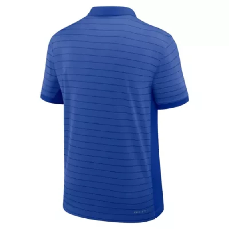 Duke Blue Devils NCAA Nike 2025 Early Season Coaches Sideline Victory Stripe Dri-FIT Polo