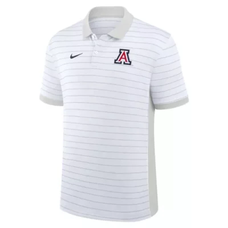 NCAA Nike Arizona Wildcats 2025 Early Season Coaches Sideline Victory Stripe Dri-FIT Polo
