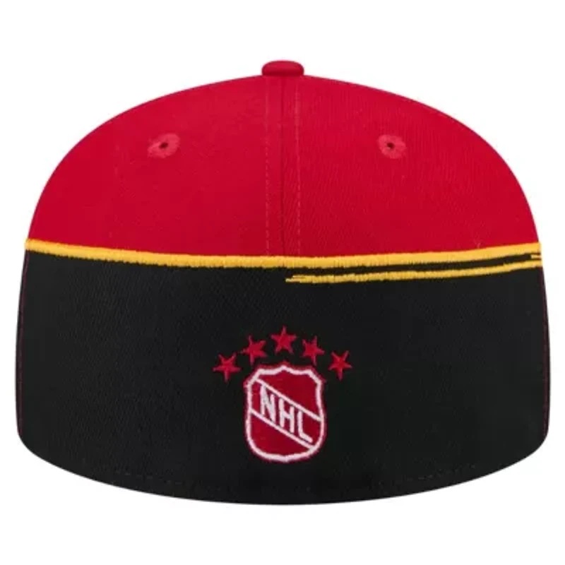 NHL Black/Red Chicago Blackhawks Vintage Color Dip 59FIFTY Fitted Hat