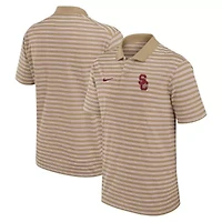NCAA Nike USC Trojans Athletic Prep Striped Dri-FIT Polo