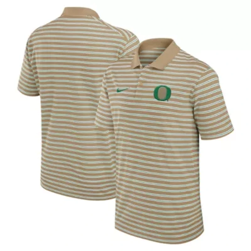 NCAA Nike Oregon Ducks Athletic Prep Striped Dri-FIT Polo