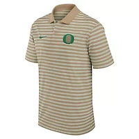 NCAA Nike Oregon Ducks Athletic Prep Striped Dri-FIT Polo