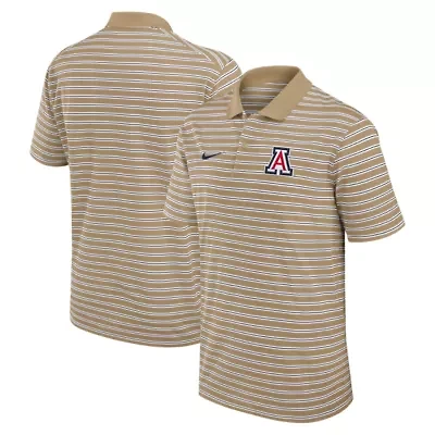 NCAA Nike Arizona Wildcats Athletic Prep Striped Dri-FIT Polo