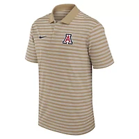 NCAA Nike Arizona Wildcats Athletic Prep Striped Dri-FIT Polo