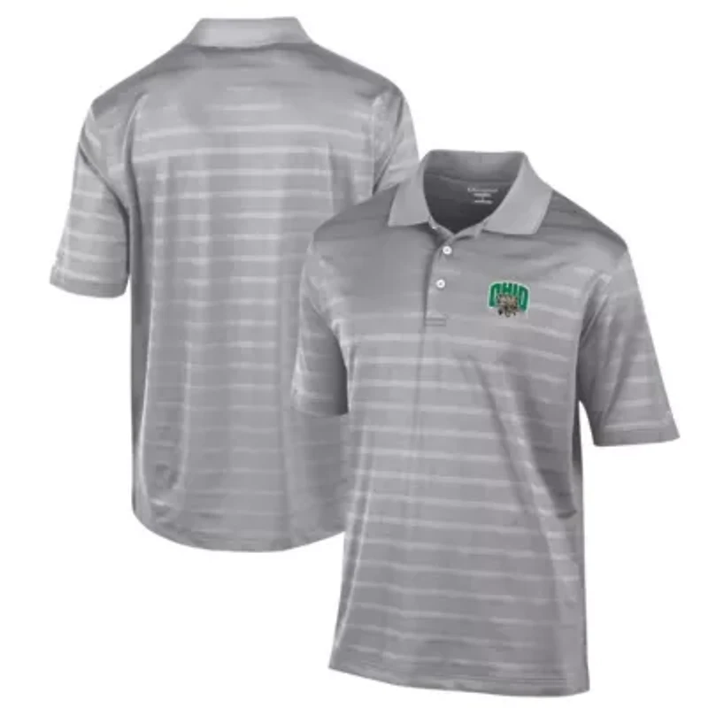 NCAA Ohio Bobcats Textured Solid Polo