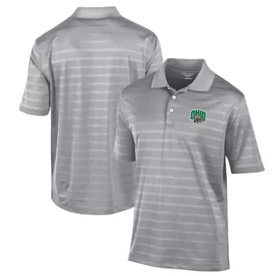 NCAA Ohio Bobcats Textured Solid Polo