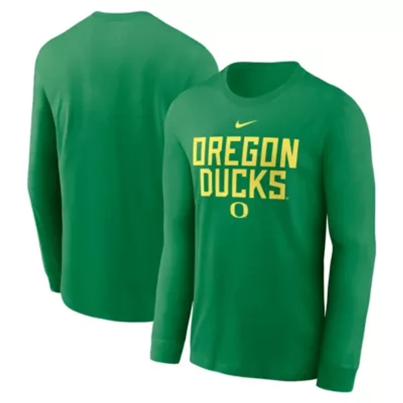 NCAA Nike Oregon Ducks 2025 Sideline Dri-FIT Long Sleeve T-Shirt