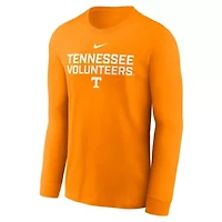 NCAA Nike Tennessee Volunteers 2025 Sideline Dri-FIT Long Sleeve T-Shirt