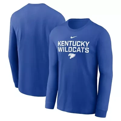 NCAA Nike Kentucky Wildcats 2025 Sideline Dri-FIT Long Sleeve T-Shirt