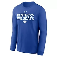 NCAA Nike Kentucky Wildcats 2025 Sideline Dri-FIT Long Sleeve T-Shirt