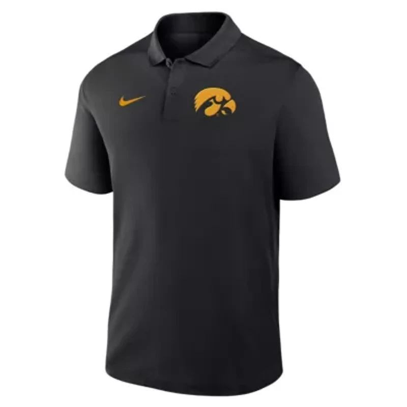 NCAA Nike Iowa Hawkeyes Primetime Victory Primary Logo Performance Polo