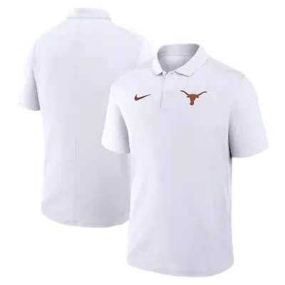 NCAA Nike Texas Longhorns Primetime Victory Primary Logo Performance Polo