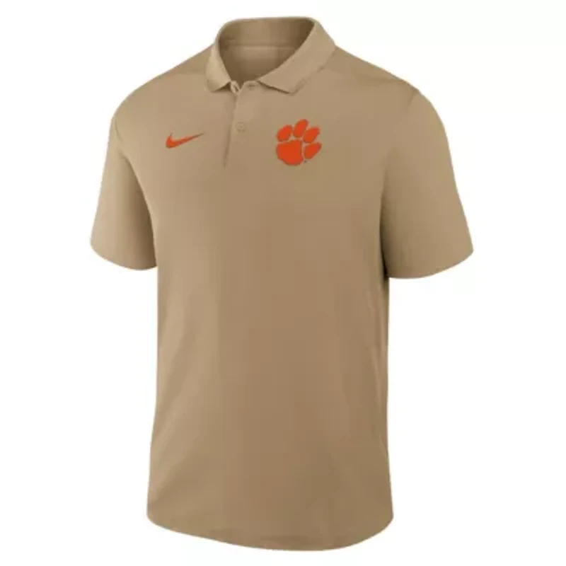 NCAA Nike Clemson Tigers Primetime Victory Primary Logo Performance Polo