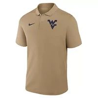 NCAA Nike West Virginia Mountaineers Primetime Victory Primary Logo Performance Polo