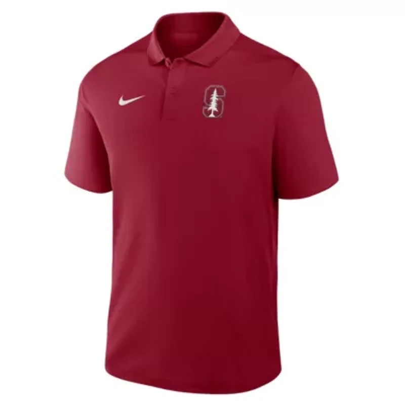 Stanford Cardinal NCAA Nike Primetime Victory Primary Logo Performance Polo