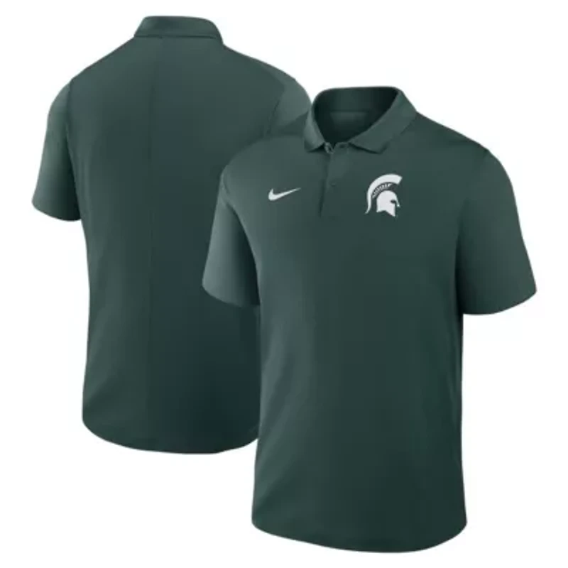 NCAA Nike Michigan State Spartans Primetime Victory Primary Logo Performance Polo