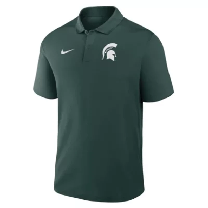 NCAA Nike Michigan State Spartans Primetime Victory Primary Logo Performance Polo