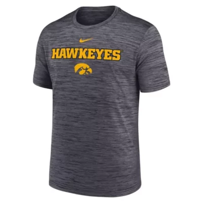 NCAA Nike Iowa Hawkeyes 2025 Sideline Velocity Dri-FIT T-Shirt