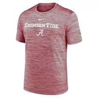 Alabama Crimson Tide NCAA Nike 2025 Sideline Velocity Dri-FIT T-Shirt