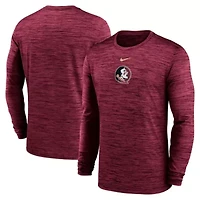 NCAA Nike Florida State Seminoles 2025 Sideline Velocity Dri-FIT Long Sleeve T-Shirt