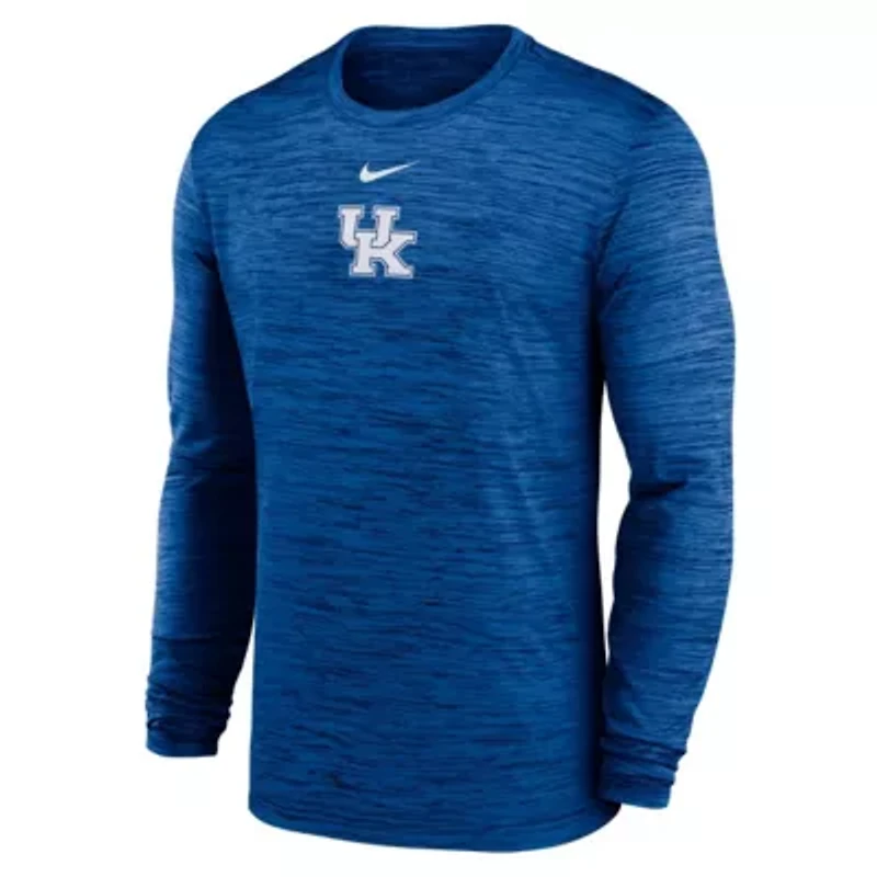 NCAA Nike Kentucky Wildcats 2025 Sideline Velocity Dri-FIT Long Sleeve T-Shirt